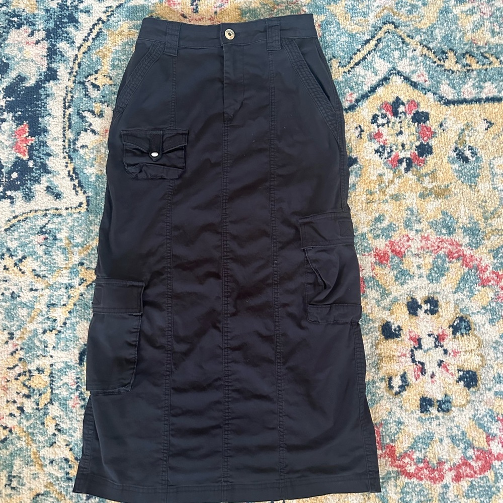 Cotton on Black Cargo Skirt with Pockets